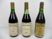 Lote 1600225 - Lote de 3 garrafas de Vinho Tinto Tapada do Chaves, 1 garrafa Portalegre reserva de 1995, 1 garrafa Portalegre reserva de 1989 e 1 Frangoneiro reserva de 1985, Nota: garrafas provenientes de uma garrafeira particular onde estavam armazenadas com todas as condições necessárias ao seu perfeito acondicionamento