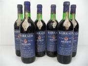 Lote 1600336 - Lote de 6 garrafas de Vinho Tinto, Bairrada - Messias - garrafeira 1985, Nota: garrafas provenientes de uma garrafeira particular onde estavam armazenadas com todas as condições necessárias ao seu perfeito acondicionamento