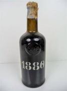 Lote 1600376 - Garrafa de vinho do Porto 1880, engarrafado pelos exportadores - António José da Silva & Cº Lda, proprietário da Quinta do Noval - Alto Douro ( com grande perda )