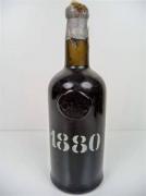 Lote 1600398 - Garrafa de vinho do Porto 1880, engarrafado pelos exportadores - António José da Silva & Cº Lda, proprietário da Quinta do Noval - Alto Douro