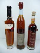 Lote 1600454 - Lote de 3 garrafas de aguardente velha, D´Alma, Adega Velha da casa Aveleda e Palácio - colecção final do Século