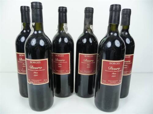 Lote 1600510 - Lote de 6 garrafas de Vinho Tinto, Borges - Douro 1995, Nota: garrafas provenientes de uma garrafeira particular onde estavam armazenadas com todas as condições necessárias ao seu perfeito acondicionamento