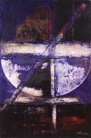 Lote 4076 - Sérgio Freire (n.1947) - Original - Acrílico sobre tela, assinado, motivo "Abstracto", com 90x60 cm. Obra com valor em galeria de € 1.600. Nota: Sérgio Freire, galerista e pintor contemporâneo natural de Lisboa, nasceu em 1947. Nos anos 60 fre