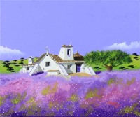 Lote 4494 - Pedro Buisel - Original - Pintura a óleo sobre tela, assinada, título “Além-Tejo III...Casa Típica", com 38x46 cm. Óleo deste autor foi vendido por 2.400€ na oportunityleiloes. Nota: Sem dúvida um dos melhores pintores da actualidade a ilustra