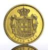 Lote 16 - Moeda de Ouro - 10.000 Reis (Coroa) de D. Luís I de 1886. Peso: 17.74 g. Notas: moeda idêntica à venda por € 850 em http://olx.pt/anuncio/portugal-ludovicus-i-1878-10-000-reis-moeda-de-ouro-IDxYP4l.html - 2