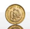 Lote 24 - Moeda de Ouro- Dois Pesos e Meio dos Estados Unidos do México de 1945. Peso: 2.08 g. Notas: moeda idêntica à venda por € 80 em http://www.custojusto.pt/porto/coleccoes/dois-pesos-e-meio-de-ouro-mexico-soberba-de-1945-18040899 - 2