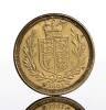 Lote 39 - Moeda de Ouro - 1/2 Libra de Elizabeth II de 2002. Peso: 4 g. Notas: moeda idêntica à venda por € 150 em http://nnd.com.pt/index.php?option=com_eshop&view=product&id=6087&catid=226&Itemid=208 - 4