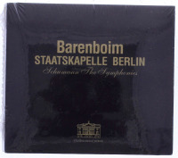 Lote 14 - CD de musica Barenboim Staatskapelle Berlin - Schumann The Symphonies, compilação de 2003., em embalagem selada. Nota: Novo.