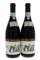 Lote 1238 - Duas garrafas de Vinho Tinto, Porta dos Cavaleiros, Colheita 1996, Dão-Doc, Região Demarcada do Dão, Caves S. João, (750ml-12,5%vol). 