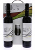 Lote 1325 - Duas garrafas de Vinho Tinto, Tellu´s Douro, Colheita de 2009, Castas: Touriga Nacional, Toriga Franca, Tinta Roriz e Tinta Barroca, (750ml - 13,5%vol). Nota: Em embalagem original com copo - 4