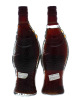 Lote 1341 - Duas garrafas, Sangria, Espanha, (375ml-7%vol). Nota: Garrafa de vidro em forma de peixe. (para coleccionadores) - 2