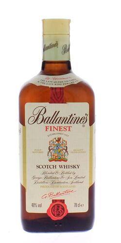 Lote 1420 - Garrafa de Scotch Whisky, Ballantines, Finest, George Ballantines and Son, Escócia, (700ml-40%vol)