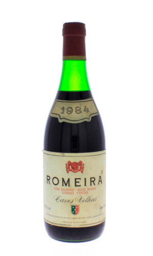 Lote 1451 - Garrafa de Vinho Tinto Romeira de 1984, Caves Velhas, (750ml-12,5%vol).