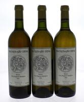 Lote 1612 - Três garrafas de Vinho Branco, Encostas de São Gens, Colheita 1999, Vinho Regional Alentejano, Serpa, (750ml-12,5%vol).