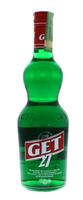 Lote 1887 - Garrafa de Licor Menta, GET 27, França, (700ml-21%vol). Nota: Garrafa idêntica de 1 L à venda em site da especialidade € 21,20 - http://www.garrafeiranacional.com/get-27-peppermint.html  