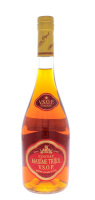 Lote 1983 - Garrafa de Cognac Francês MAXIME TRIJOL VSOP (700ml – 40%vol). Em caixa de cartão original (com falhas). À venda em site da especialidade por € 24,99 em http://www.spiritsandwine.lv/en/cognac/maxime-trijol-vsop-1008/