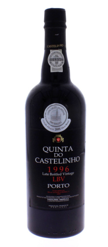 Lote 2013 - Garrafa de Vinho do Porto Quinta do Castelinho. LBV 1996, Medalha de Prata em 2001 no Concurso Mundial em Bruxelas (750ml-20%)