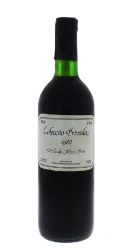 Lote 2014 - Garrafa de Vinho Tinto, Colecção Privada, Colheita 1980, Azenhas do Mar - Sintra, António Bernardino Paulo da Silva, Numerada:6001, Pipa Nº26 de 5.000 Litros, (750 ml-12%vol).