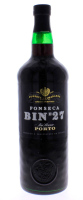 Lote 2053 - Garrafa de Vinho do Porto Fonseca Bin No.27 Fine, Reserve (1500ml-20%vol.) com caixa de madeira. À venda em loja da especialidade com p.v.p. € 33 em http://www.estadoliquido.pt/pt/garrafeira/go/vinho-porto-reserva/porto-fonseca-bin-27-1-5-litr