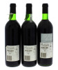 Lote 2060 - Três garrafas de Vinho Tinto, Borlido, Reserva, Colheita 1989, Bairrada-Doc, Caves Borlido, Sangalhos, (750 ml-12%vol).  Nota: Rótulos ligeiramente danificados. - 2