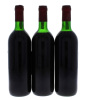 Lote 2070 - Três garrafas de Vinho Tinto, Garrafeira, Colheita 1986, Soc. Vinícola Lusitana, (750ml-12%vol). - 2