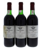 Lote 2109 - Três garrafas de Vinho Tinto, Garrafeira, Colheita 1986, Soc. Vinícola Lusitana, (750ml-12%vol).