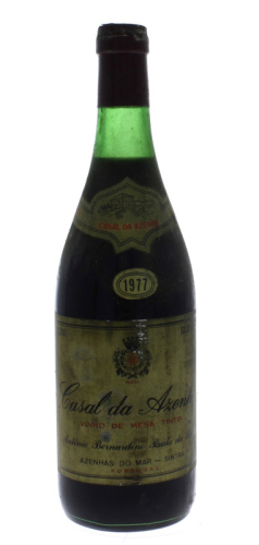 Lote 2115 - Garrafa de Vinho Tinto Velho, Casal da Azenha, Reserva, Colheita 1977, António Bernardino Paulo da Silva, Azenhas do Mar, Premiado, (750ml-12,5%vol).