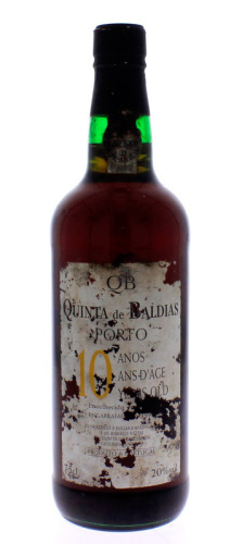 Lote 2121 - Garrafa de Vinho do Porto, Quinta de Baldias, 10 anos, Engarrafado em 199?, J. M. Barros Vizeu, Lamego, (750ml-20%vol). Nota: Garrafa idêntica à venda em site € 65 - http://www.custojusto.pt/setubal/coleccoes/vinho-porto-quinta-de-baldias-10-a