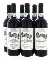 Lote 2150 - Seis garrafas de Vinho Tinto, Quinta da Peça, Colheita 1998, Castas: Touriga Francesa, Touriga Nacional, Tinta Roriz e Tinta Barroca, Douro-Doc, VQPRD, Vila Flor, Tràs-os Montes, (750ml-11,4%vol).