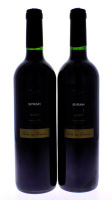 Lote 2158 - Duas garrafas de Vinho Tinto, Vale das Areias, Syrah, Colheita 2007, Quinta Labrugeira, (750ml-14,5%vol). 