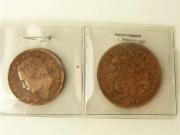 Lote 1620041 - Lote de 4 moedas de D. Luiz I, 3 moedas de X Reis, sendo 2 moedas datadas de 1884 e 1 moeda datada de 1883 e moeda de 10 Reis datada de 1865, BC