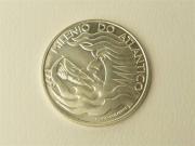 Lote 1620042 - Moeda de prata de 1000 Escudos, República Portuguesa, comemorativa Milénio do Atlântico, datada de 1999, Soberba