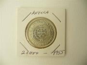 Lote 1620172 - Moeda de prata de 20$00, Angola, República Portugesa datada de 1955, Bela