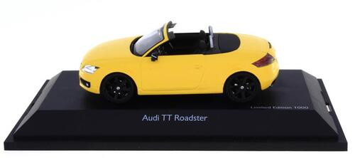 Lote 7 - Miniatura Automóvel Audi TT Roadster (Very Limited Edition) – Schuco, Escala 1:43 – Notas: Novo, em embalagem de origem, sem falhas