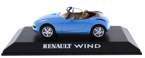 Lote 24 - Miniatura Automóvel Renault Wind – IXO, Escala 1:43 – Notas: Em Excelente estado, embalagem de origem com algum desgaste, sem falhas