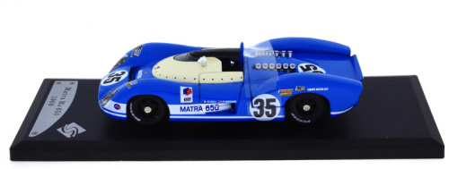 Lote 25 - Miniatura Automóvel Matra MS 650 - 1969 – Solido, Escala 1:43 – Notas: Novo, em embalagem de origem, sem falhas