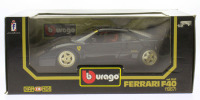 Lote 79 - Miniatura Automóvel Ferrari F40 1987 – Burago, Escala 1:18 – Notas: Novo, em embalagem de origem, sem falhas