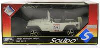 Lote 141 - Miniatura Automóvel Jeep Wrangler Rallye – Solido, Escala 1:18 – Notas: Novo, em embalagem de origem, sem falhas