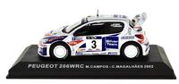 Lote 189 - Miniatura Automóvel Peugeot 206 WRC – M. Campos / C. Magalhães – Rallye de Portugal 2002 – IXO / Altaya, Escala 1:43 – Notas: Como Novo, embalagem de origem, sem falhas