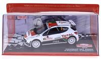 Lote 196 - Miniatura Automóvel Peugeot 207 S2000 – B. Magalhães / C. Magalhães – Rallye Monte Carlo 2010 – IXO, Escala 1:43 – Notas: Novo, em embalagem de origem, sem falhas