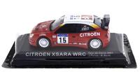 Lote 214 - Miniatura Automóvel Citroen Xsara WRC – J. Puras / M. Marti – Tour De Corse 2001 – IXO / Altaya Col. 100 Anos de Desporto Automóvel , Escala 1:43 – Notas: Como Novo, ainda no blister de origem, sem falhas