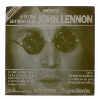 Lote 103 - Disco vinil, EP - 45 rpm, single edição de colecionador - John Lennon - A ultima entrevista no dia 8 Dezembro de 1980, 4 horas antes de ser assassinado. Nota: Capas com sinais de uso e desgaste, pode apresentar riscos ou empeno.