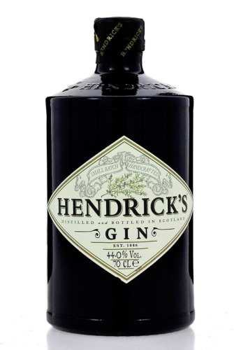 Lote 1013 - Garrafa de Gin, Hendrick´s, William Grant & Sons, Escócia, (700ml-44%vol). Nota: À venda em site da especialidade € 33,99 - http://www.garrafeiranacional.com/gin-hendricks.html