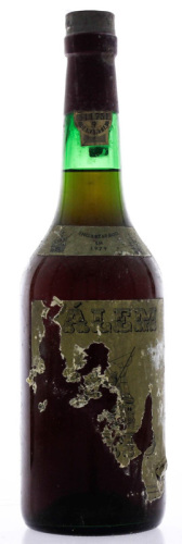 Lote 1022 - Garrafa de Vinho do Porto, Cálem, Colheita 1952, engarrafado em 1979, A. A. Cálem & Filho, (aprox. 750ml). Nota: Ano de 1952 definido por analogia através de garrafa idêntica em http://www.custojusto.pt/aveiro/vinho-gastronomia/vinho-do-porto