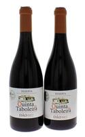 Lote 1314 - Duas garrafas de Vinho Tinto, Quinta da Taboleira, Reserva, Colheita 2011, Dão-Doc, Maria Alcides Tavares Marques, Moreira, (750ml-13,5%vol). Nota: Este vinho foi elaborado em lagares "pisa a pé" das Castas: Touriga Nacional e Alfocheiro foi d