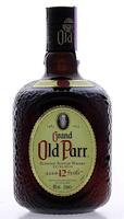 Lote 1547 - Garrafa de Whisky, Grand Old Parr, 12 Anos, Blended Scotch, Extra Rich, Escócia, (1L-40%vol). Nota: à venda em site da especialidade € 39,25 - http://www.garrafeiranacional.com/old-parr-12-anos-1-litro.html, com caixa cartão original.  