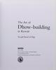 Lote 997 - Livro - “The Art of Dhow-building in Kuwait”, em língua inglesa, de Ya`qub Yusuf Al-Hijji, editado por ”The London Centre of Arab Studies in association with the Centre for Research and Studies in Kuwait.” Livro de capa dura com sobrecapa,. Liv - 2