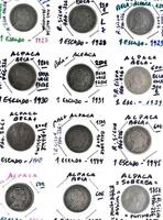 Lote 3215 - Colecção incompleta de 21 Moedas de 1 Escudo, da República Portuguesa, em alpaca de 1927 a 1968 faltando a moeda de 1935. Nota: em Belas têm um valor de € 3.271 (Anuário de numismática, moedas e notas 33ª edição).