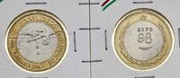 Lote 3922 - Conjunto de 2 Moedas de 200 escudos, da Républica Portuguesa, bimetálicas, comemorativas, XVI Jogos Olímpicos de Atlanta de 1996 e Expo 98 (carapau) de 1998.