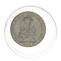 Lote 3968 - Moeda de 5 euros, da República Portuguesa, em cupro níquel, “Peça 1722 – Lisboa, de D. João V”. Em estojo.